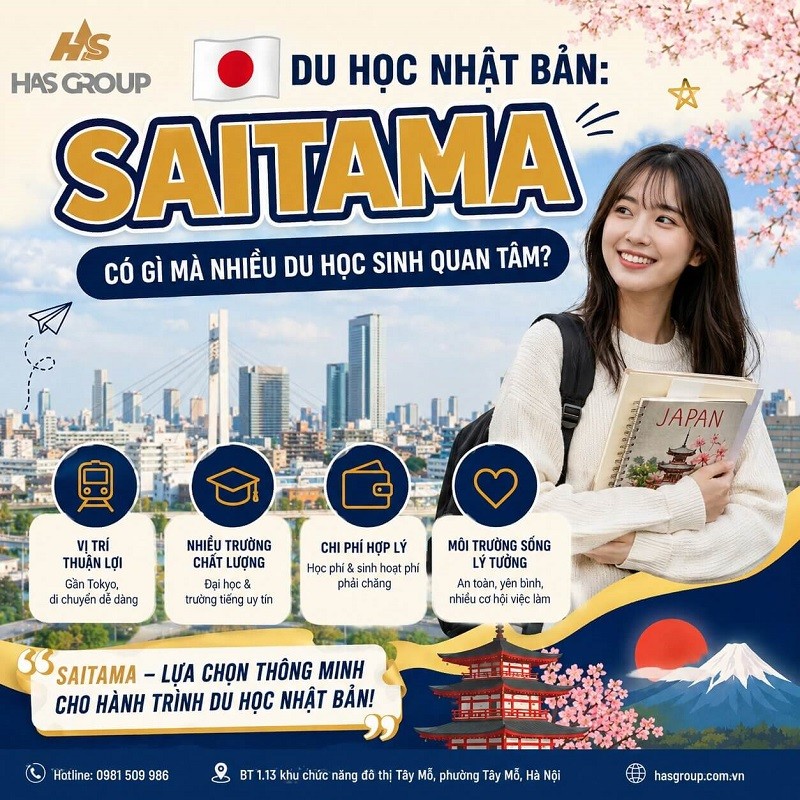 Du học Nhật Bản tại Saitama: Những điều du học sinh cần biết
