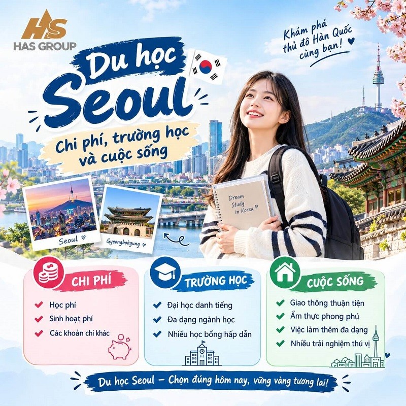Du học Seoul: Chi phí, trường học và cuộc sống dành cho du học sinh Việt Nam