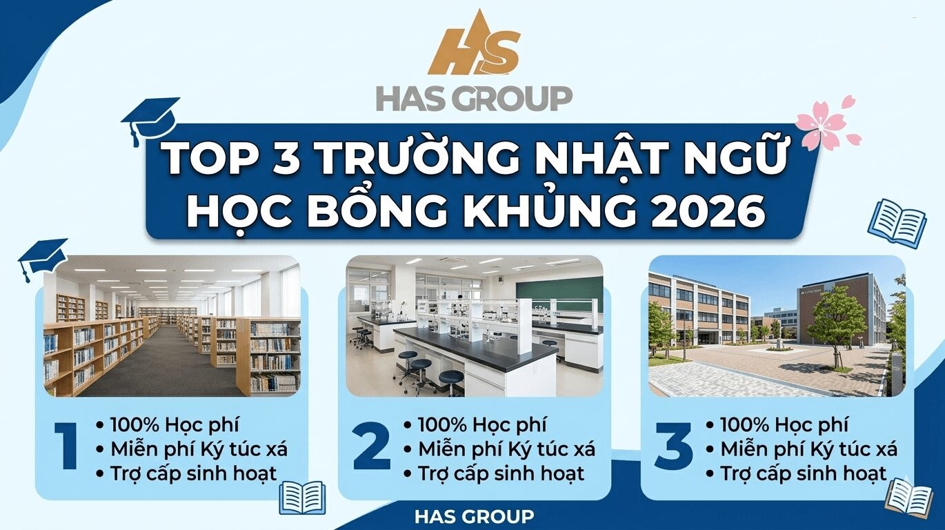 SĂN HỌC BỔNG DU HỌC NHẬT BẢN 2026 – ĐỪNG BỎ LỠ 3 